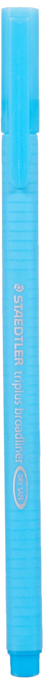 Staedtler Triplus 338 Fine Pen Blue 1 Piece Blue Fine Pens (Blue, Blue, Triangle, Water Based Ink, 0.8 mm, Germany)