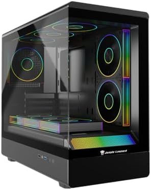 Jungle Leopard MS-01 Micro ATX Gaming PC Case with 3 Fans (Transwarp ...