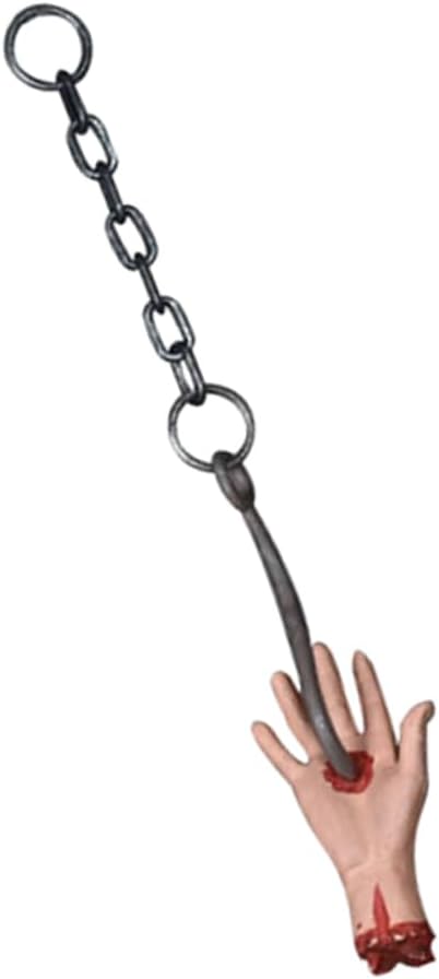 Ornament Hooks - DOITOOL Halloween Decor Halloween Decor Bar Decoration Human Body Parts Prop Halloween Props Decorate Iron Chain Hook Human Body Haunted Decoration Bar Decoration