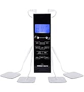 TENS Unit Muscle Stimulator, Easy@Home Electronic Pulse Massager,EMS TENS Machine,Pain Relief the...