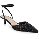 Jewel Badgley Mischka Fable Pointed Toe Kitten Heels