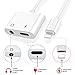 Headphone Jack for iPhone Earphone AUX Audio Splitter Adapter 3.5mm Jack Dongle Earphone Connector Compatible for iPhone 7 Plus/X/XS/XR/8/8 Plus Splitter Music and Charge Support iOS12 Accessory Morethumb 2