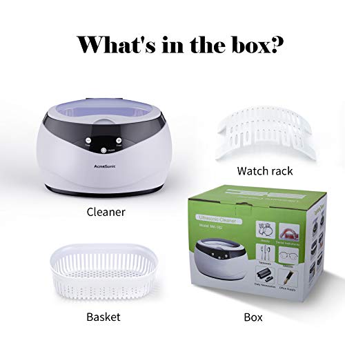 5 Ultrasonic+Cleaner+Jewelry+Eyeglass+Frequency