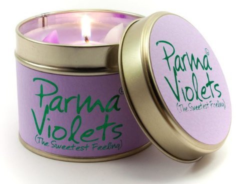 Lily Flame Scented Candle in a Presentation Tin - Parma Violets — image 1