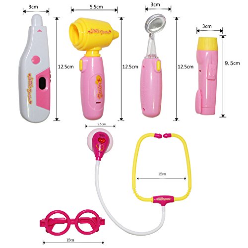 E Support™ Pretend Play Doctor Toys Simulation Medicine Medical Kit Kids Baby Children's Favorite Toys Stethoscope Syringe Scalpel - Thumbnail 2
