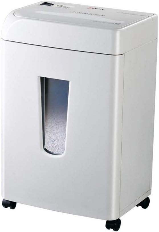 8-Sheet High-Security Micro-Cut Paper, CD and Credit Card Home Office Shredder (Color : White, Size : 34 25 54cm)
