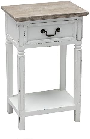 Grafelstein Nachttisch Beach House Weiss Shabby Chic Beistelltisch