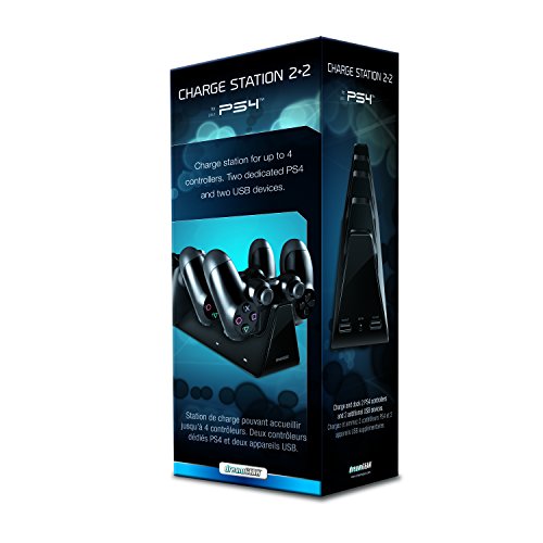 image for dreamGEAR Charge Station 2 Plus 2 for PS4. Charge two PS4 Dualshock co