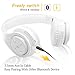 Bluetooth Headphones for Kids, 85db Volume Limited, up to 6-8 Hours Play, Stereo Sound, SD Card Slot, Over-Ear and Build-in Mic Wireless/Wired Headphones for Boys Girls(White)thumb 3