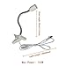 CTKcom UVA UVB Light Bulb Reptile Ceramic Heat Lamp Pet Heating Bulb Holder Clamp Lamp Fixture Heating Light Lamp for Reptiles,Aquarium Reptile Light Adjustable Habitat Lighting Stand,110V-130V(White)
