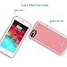 iPhone 7 Plus/ 8 Plus Battery Case,Marsno 4000mAh Backup Charging Case Protective Power Case Juice Bank Cover with Kickstand for iPhone 7 Plus 8 Plus(5.5 inch) [iPhone 6/6s Plus Compatible](Rose Gold)