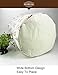 HUNRUNG Laundry Hamper,Large Canvas Fabric Lightweight Storage Basket Toy Organizer Dirty Clothes Collapsible Waterproof for College Dorms, Children Bedroom,Bathroom (Round-Pink-Unicorn)