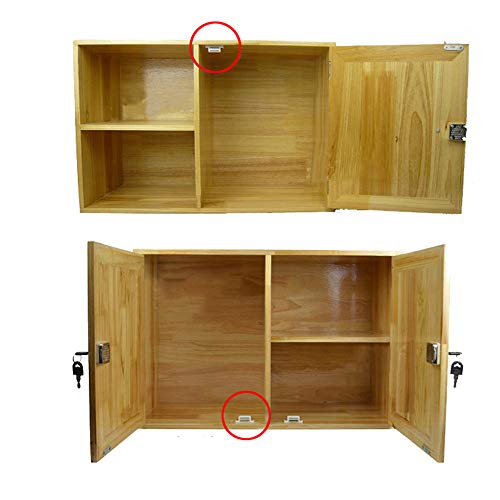 Cabinet Magnet Latch - Best for Cabinet Doors, Cupboards, Drawers and Shutters - Cabinet Magnetic Latch Easy Install - Magnetic Cabinet Catch Screws Included - Set of 12 - Thumbnail 4