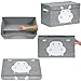 QUOKKA Hippo Toy Storage Box for Boys and Girls - 16x12x10 Toy Chest Organizer for Kids - | Collapsible | Handles | Flip-Top Lids | - Fabric Foldable Bin for Playroom - Nursery Room Organization
