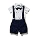 Ferenyi US Baby Boys Bowtie Gentleman Romper Jumpsuit Overalls Rompers Sets