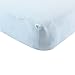 Touched by Nature Unisex Baby and Toddler Organic Cotton Crib Sheet, Light Blue, One Size