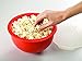 Joseph Joseph M-Cuisine Microwave Popcorn Popper Maker Bowl with Kernel-Filtering Lid Plastic Silicone Food Safe BPA-Free, Orange