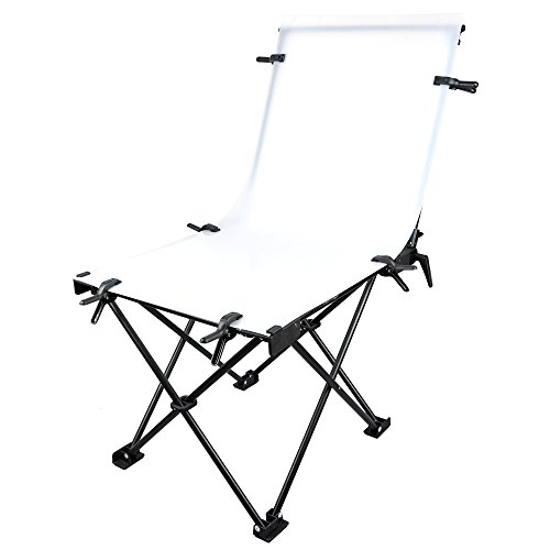 Neewer Foldable Portable Studio Photo Shooting Table with Aluminum Frame + 24x51/ 60x130cm Glossy Frosted Surface Board Cover + Carrying Bag for Still Life Photography