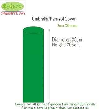 Pinkdose? Pinkdose Umbrella/Parasol Cover 80&Quot; /205Cm, Patio Parasol Umbrella Cover, Shade Accessories. Green Color,Free Shipping