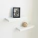 Floating Shelves Wall Mounted,Set of 2,Classic Crown Molding Design,Great for Bedroom,Living Room,Bathroom,Kitchen,5 Inch Depth,Deeper than others,White