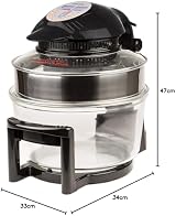 Andrew James 12-17L 1400W Digital Halogen Oven Air Fryer with Accessories view 10