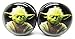 Yoda Face Ear Plugs - Acrylic Screw-On - 8 Sizes - Brand New *Pair