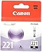 Canon CLI-221 Genuine Black Ink Tank, Compatible with MP980, MP560, MP620, MP640, MP990, MX860, MX870, iP4600, iP3600, and iP4700 Printers