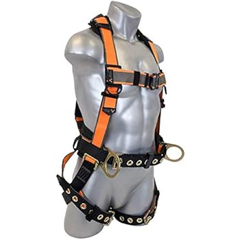 Malta Dynamics Warthog MAXX Side D-Ring Harness with Removable Belt and Additional Padding (XXXL), OSHA/ANSI Compliant