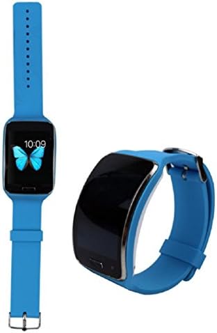Tonsee Luxury Replacement Watch Wrist Strap Wristband for Samsung Galaxy Gear R750 - Light Blue