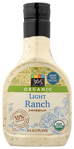 365 EVERYDAY VALUE, ORGANIC LIGHT RANCH DRESSING, 16 FL OZ