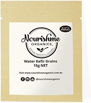 Water Kefir Grains To Make Your Own Homemade Water Kefir Drink With Real Live Fresh And Organic Tibicos By Nourishme Organics 15g Amazon Com Au Kitchen