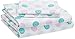 Amazon Basics Kid's Sheet Set 4 pieces, Soft, Easy-Wash Lightweight Microfiber, Full, Floral, Jade Medallion