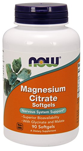 Now Supplements, Magnesium Citrate, 90 Count (Pack of 1)