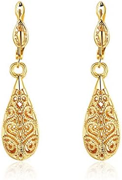 Design Stud Gold plated Hoop Earrings Jewelry for Women Girls