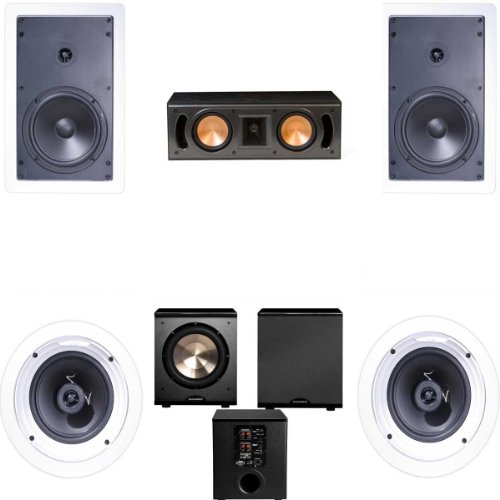 Klipsch-R-1650-W-In-Wall-1-51-Home-Theater-SystemRC-42II-FREE-PL-200