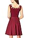 InsNova Women’s A-Line Cocktail Dress Bridesmaid Skater Knee Length Fit Flare