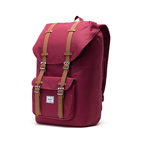 Herschel Little America Laptop Backpack, Windsor Wine/Tan Synthetic