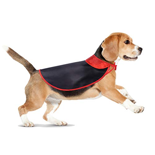 Glumes Pet Costume, Halloween Cosplay Party Vampire Cloak Pet Apparel Clothes Cat Dog Costume Dog Puppy Costume Cat Costume for Halloween Party Dress Up Accessories