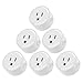Wi-Fi Smart Plug, Mini Outlets Compatible with Alexa, Voice APP Remote Control Socket from Anywhere with Timer Function, No Hub Required, 6 Pack