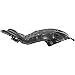 Evan Fischer Fender Liner Front, Passenger Side, Front Section Compatible with 2003-2005 Nissan 350Z Plastic Material - NI1251130