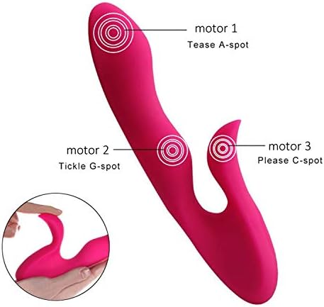 loveinfinite Finger for Woman 3 Motors 8+6 Modes Rabbit Toys