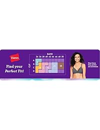 Sujetador ajuste flexible de Hanes, paquete de 2