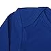 Laughing Giraffe Baby Long Sleeve Onesie - 100% Cotton (3-6 Months, Royal Blue)