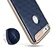 Google Pixel XL Case, Caseology [Parallax Series] Slim Dual Layer Protective Textured Geometric Cover Corner Cushion Design for Google Pixel XL (2016) - Navy Blue