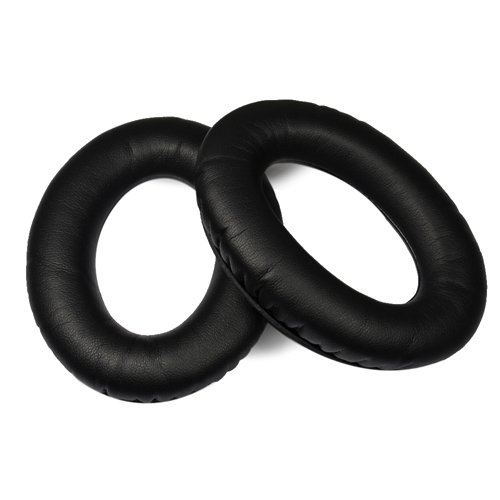 Replacement Earpad ear pad Cushions For Bose QuietComfort QC2, QC15, QC25, AE2 Headphone With IT IS Logo Headphone Cable Cord Clip - Thumbnail 3