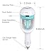 [4 in 1] Car Air Humidifier with USB Changer Port, Aromatherapy Essential Oil Aroma Diffuser, Air Purify, Car charger, Portable Mini Ultrasonic Air Fresher(Blue)