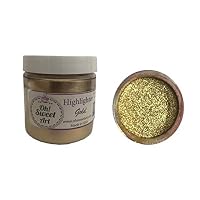 GOLD HIGHLIGHTER DUST, METALLIC, 4 Oz OUNCES By Oh! Sweet Art