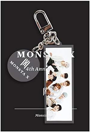 Monifuon Kpop BTS Keychain, Bangtan Boys Infinite Seventeen RedVelvet Monsta X IKON Stray Kids Keyring Pendant