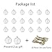 Sziqiqi 3.15inch Glass Globes Hanging Tea Light Holder Glass Terrarium Container Wedding Candle Holder Centerpiece Hanging Decoration Christmas Ornaments 20pcs+4 Extra
