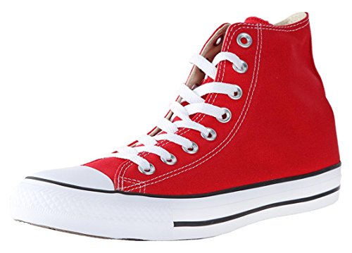 Converse Chuck Taylor All Star High Top Shoe, red, 5.5 M US